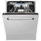 ZLINE 36 in. Kitchen Package with Stainless Steel Dual Fuel Range, Range Hood, Microwave Drawer and Tall Tub Dishwasher (4KP-RARH36-MWDWV)