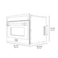 ZLINE 24 in. Built-in Convection Microwave Oven in Fingerprint Resistant Stainless Steel (MWO-24-SS)