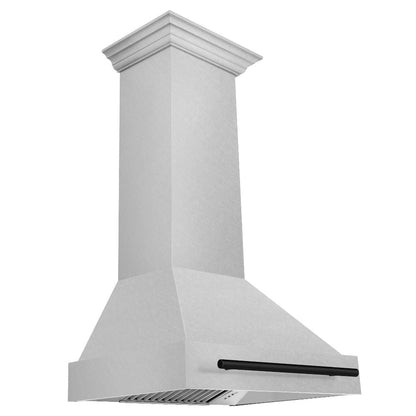 ZLINE Autograph Edition 30 in. Fingerprint Resistant Stainless Steel Range Hood with Fingerprint Resistant Stainless Steel Shell and Handle (8654SNZ-30)