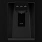 ZLINE Autograph Edition 30 in. Kitchen Package with Black Stainless Steel Dual Fuel Range, Range Hood, Dishwasher, and Refrigerator with External Water Dispenser with Champagne Bronze Accents (4AKPR-RABRHDWV30-CB)