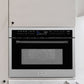 ZLINE Autograph Edition 24 in. 1.6 cu ft. Built-in Convection Microwave Oven in Fingerprint Resistant Stainless Steel with Matte Black Accents (MWOZ-24-SS-MB)