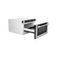 ZLINE 24 in. 1.2 cu. ft. Built-in Microwave Drawer with a Traditional Handle in Stainless Steel (MWD-1-H)