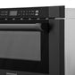 ZLINE 24 in. 1.2 cu. ft. Black Stainless Steel Built-in Microwave Drawer with a Traditional Handle (MWD-1-BS-H)