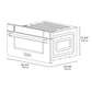 ZLINE 30 in. 1.2 cu. ft. Black Stainless Steel Built-In Microwave Drawer (MWD-30-BS)