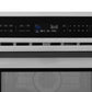 ZLINE Autograph Edition 30 in. 1.6 cu ft. Built-in Convection Microwave Oven in Stainless Steel with Matte Black Accents (MWOZ-30-MB)