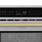 ZLINE Autograph Edition 30 in. 1.6 cu ft. Built-in Convection Microwave Oven in Stainless Steel with Champagne Bronze Accents (MWOZ-30-CB)