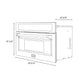 ZLINE 30 in. 1.6 cu ft. Black Stainless Steel Built-in Convection Microwave Oven (MWO-30-BS)