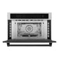 ZLINE Autograph Edition 30 in. 1.6 cu ft. Built-in Convection Microwave Oven in Stainless Steel with Matte Black Accents (MWOZ-30-MB)