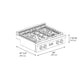 ZLINE 30 in. Paramount Gas Rangetop with 4 Burners and Porcelain Cooktop in Stainless Steel (SRT30)