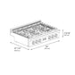 ZLINE 36 in. Paramount Gas Rangetop with 6 Burners and Porcelain Cooktop in Stainless Steel (SRT36)