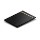 ZLINE Autograph Edition 18 in. Compact 3rd Rack Top Control Dishwasher in Black Stainless Steel with Champagne Bronze Accent Handle, 51dBa (DWVZ-BS-18-CB)