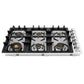 ZLINE 36 in. Gas Cooktop with 6 Brass Burners (RC-BR-36)