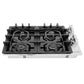 ZLINE 30 in. Gas Cooktop with 4 Burners and Black Porcelain Top (RC30-PBT)