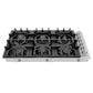 ZLINE 36 in. Gas Cooktop with 6 Burners and Black Porcelain Top (RC36-PBT)