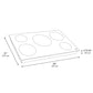 ZLINE 36 in. Induction Cooktop with 5 Burners (RCIND-36)