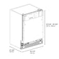 ZLINE 24 in. Tallac Series 3rd Rack Panel Ready Dishwasher with Stainless Steel Tub, 51dBa (DWV-24)