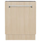 ZLINE 24 in. Tallac Series 3rd Rack Panel Ready Dishwasher with Stainless Steel Tub, 51dBa (DWV-24)