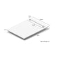 ZLINE 18 in. Tallac Series 3rd Rack Top Control Dishwasher with White Matte Panel, 51dBa (DWV-WM-18)