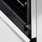 ZLINE Autograph Edition 36 in. 4.6 cu. ft. Legacy Dual Fuel Range with 6 Burner Gas Cooktop and Electric Convection Oven in Stainless Steel with White Matte Door and Matte Black Accents (RAZ-WM-36-MB)