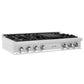 ZLINE 48 in. Legacy Gas Rangetop with 6 Brass Burners and Porcelain Cooktop in Stainless Steel (RT-BR-48)
