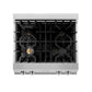 ZLINE 30 in. Legacy Gas Rangetop with 4 Brass Burners and Porcelain Cooktop in Stainless Steel (RT-BR-30)