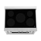 ZLINE 36 in. 4.6 cu. ft. Legacy Induction Range with 5 Element Cooktop and Electric Convection Oven in Stainless Steel (RAIND-36)