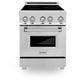 ZLINE 24 in. 2.8 cu. ft. Legacy Induction Range with 4 Element Cooktop and Electric Convection Oven in Stainless Steel (RAIND-24)
