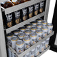 ZLINE 24 in. Touchstone 151 Can Beverage Fridge With Black Stainless Steel Glass Door (RBSO-BS-24)