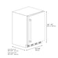 ZLINE 24 in. Touchstone 151 Can Beverage Fridge With Solid Stainless Steel Door (RBSO-ST-24)