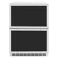 ZLINE 24 in. Touchstone 168 Can Outdoor-Rated Dual Refrigerator Drawer with Panel-Ready Doors (RDSPO-24)