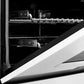 ZLINE 36 in. Kitchen Package with DuraSnow® Stainless Steel Dual Fuel Range with White Matte Door and Convertible Vent Range Hood (2KP-RASWMRH36)