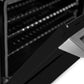 ZLINE 30 in. 4.0 cu. ft. Legacy Induction Range with 4 Element Cooktop and Electric Oven in DuraSnow® Stainless Steel and Black Matte Door (RAINDS-BLM-30)