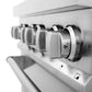 ZLINE 30 in. Kitchen Package Stainless Steel Dual Fuel Range and Over-the-Range Microwave with Traditional Handle (2KP-RAOTRH30)