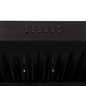 ZLINE 36 in. 600 CFM Ducted Under Cabinet Range Hood in Black Stainless Steel (BS623-36)