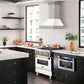 ZLINE Autograph Edition 30 in. Fingerprint Resistant Stainless Steel Range Hood with White Matte Shell and Handle (8654SNZ-WM30)