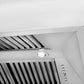 ZLINE 48 in. Kitchen Package with DuraSnow® Stainless Steel Dual Fuel Range and Convertible Vent Range Hood (2KP-RASSNRH48)