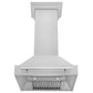 ZLINE 30 in. Fingerprint Resistant Stainless Steel Range Hood with Color Shell Options (8654SNX-30)