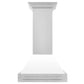 ZLINE 30 in. Stainless Steel Range Hood with Colored Shell Options and Stainless Steel Handle (8654STX-30)