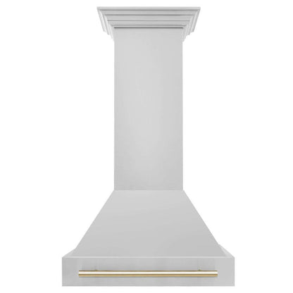 ZLINE Autograph Edition 30 in. Stainless Steel Range Hood with Stainless Steel Shell and Handle (8654STZ-30)