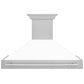ZLINE 48 in. Fingerprint Resistant Stainless Steel Range Hood with Colored Shell Options (8654SNX-48)