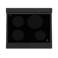 ZLINE 30 in. 4.0 cu. ft. Legacy Induction Range with 4 Element Cooktop and Electric Oven in Black Stainless Steel (RAIND-BS-30)