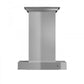 ZLINE 30 in. Professional Wall Mount Range Hood In Stainless Steel With Crown Molding (KECOMCRN-30)
