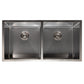 ZLINE Anton 36 in. Undermount Double Bowl Scratch Resistant Stainless Steel Kitchen Sink with Bottom Grid (SR50D-36S)