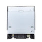 ZLINE 24 in. Top Control Dishwasher with Red Gloss Panel and Traditional Style Handle, 52dBa (DW-RG-24)