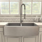 ZLINE Apollo Pull Down Spring Single Handle Kitchen Faucet in Gun Metal (APL-KF-GM)